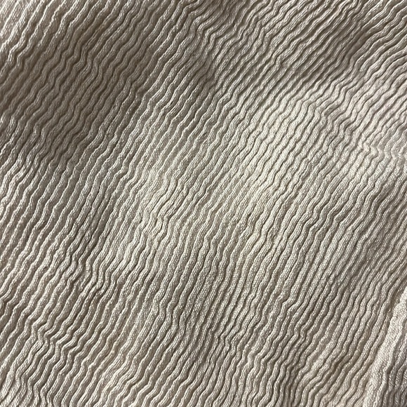 Nic+Zoe one shoulder light beige dress SAMPLE size 6 - Picture 5 of 5